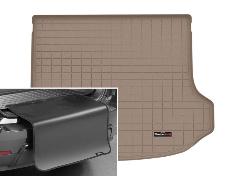 WeatherTech 2022+ Jeep Grand Cherokee Behind 2nd Row Seating Cargo Liner w/Bumper Protector - Tan