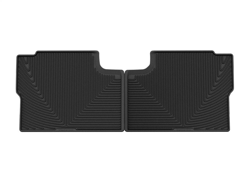 WeatherTech 2021+ Ford F-150 SuperCrew/Raptor Rear Rubber Mats - Black