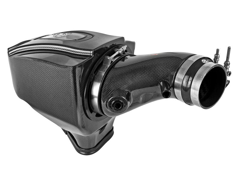 aFe Momentum Black Series Carbon Fiber Pro 5R Air Intake System 11-19 Dodge Charger SRT8 6.4L