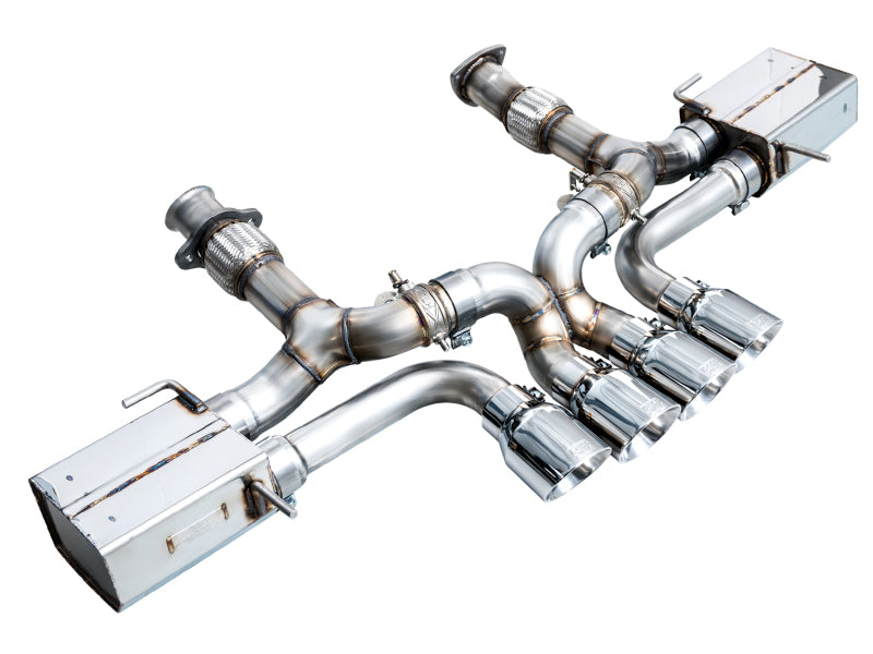AWE Tuning 23-25 Chevrolet C8 Corvette Z06 5.5L SwitchPath Exhaust System - Chrome Silver Tips