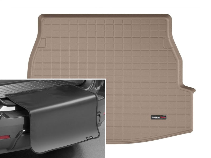 WeatherTech 2019 + Toyota RAV4 Cargo w/ Bumper Protector - Tan