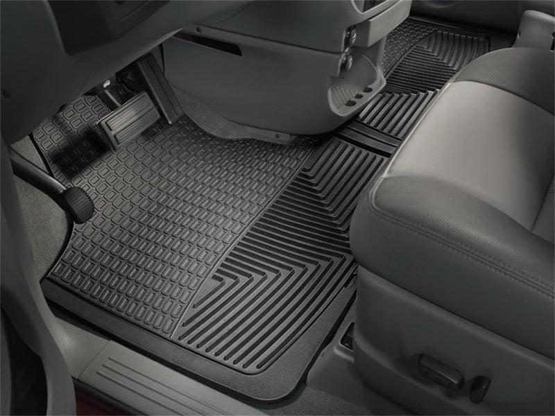 WeatherTech 03 Chrysler Voyager Short WB Front Rubber Mats - Black