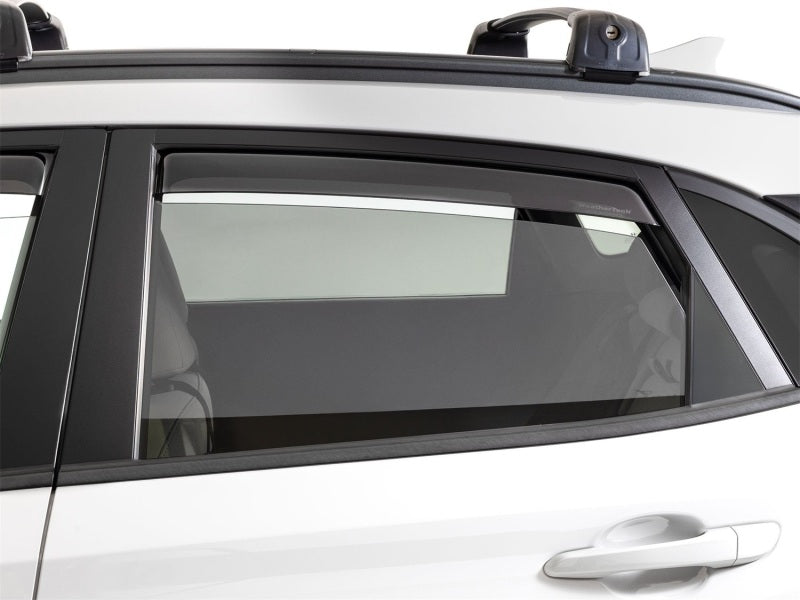WeatherTech 18-23 Hyundai Kona Rear Rear Side Window Deflectors-Dark Tint