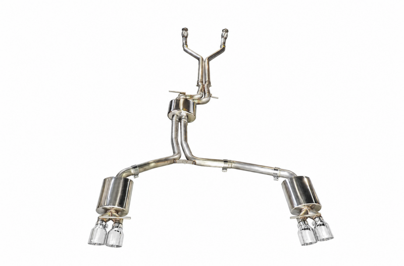 AWE Tuning Audi C7 / C7.5 S6 4.0T Touring Edition Exhaust - Polished Silver Tips
