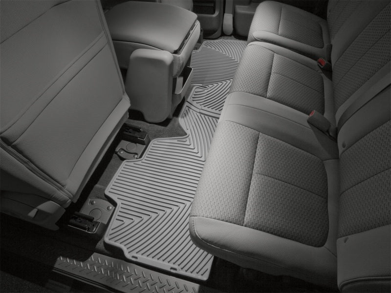 WeatherTech 09+ Ford F150 Super Cab Rear Rubber Mats - Grey