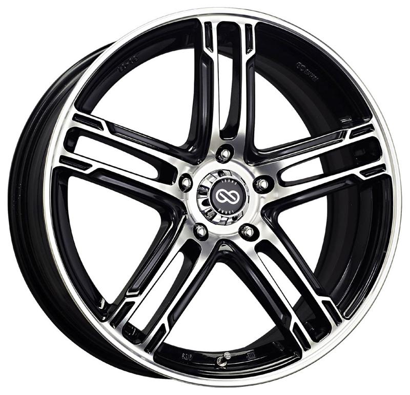 Enkei FD-05 17X7 5x100 50mm Offset 72.6mm Bore Matte Black Wheel (MOQ 40)