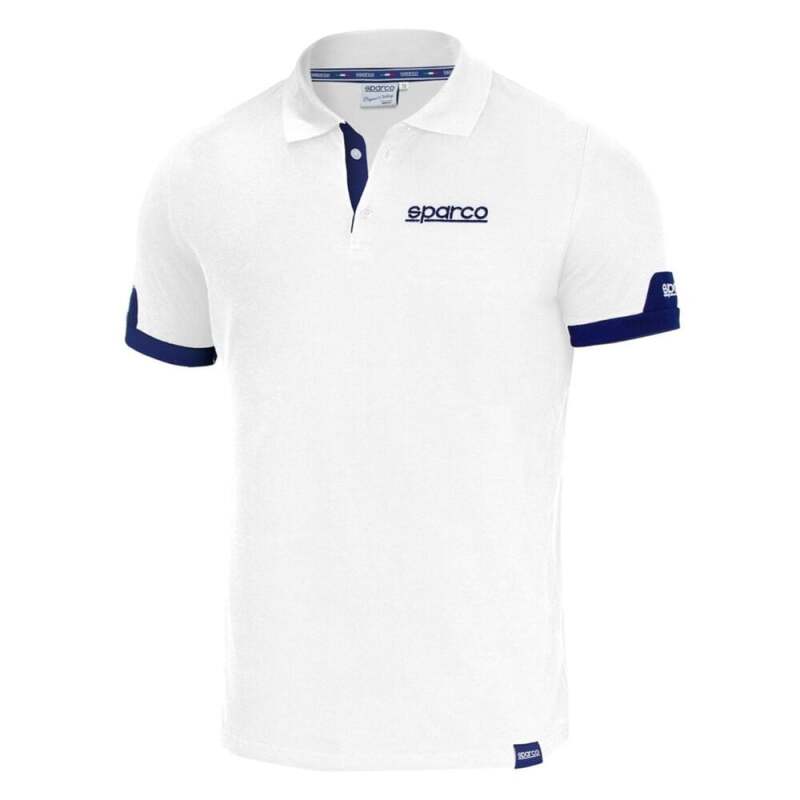 Sparco Polo Corporate MED White
