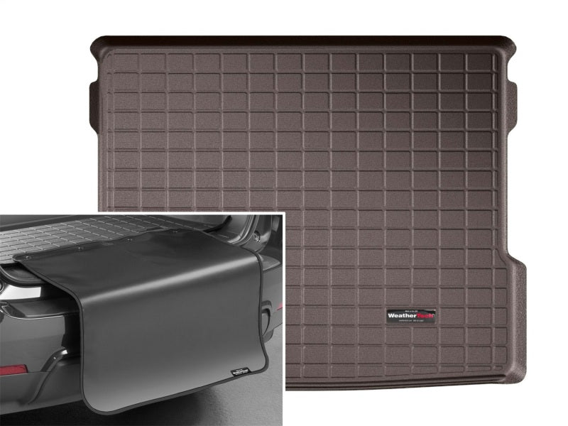 WeatherTech 2020+ Mercedes-Benz GLB-Class Cargo With Bumper Protector - Cocoa
