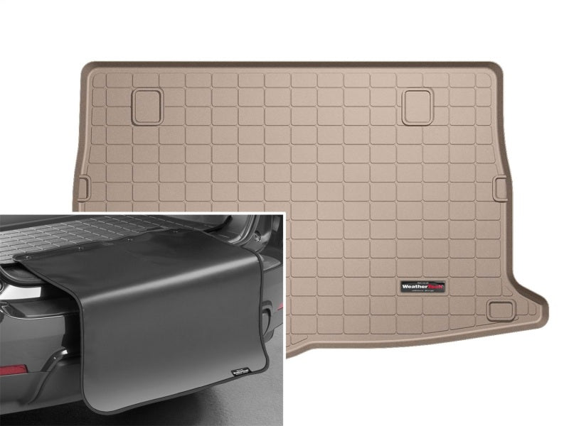 WeatherTech 12+ Hyundai Veloster Cargo Liner w/ Bumper Protector - Tan