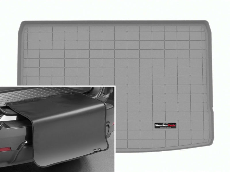 WeatherTech 2023 Nissan Ariya FWD Cargo Liner w/Bumper Protector - Grey
