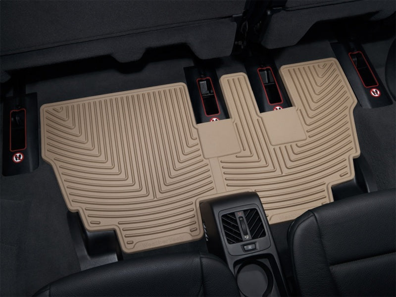 WeatherTech 07-13 BMW X5 Rear Rubber Mats - Tan