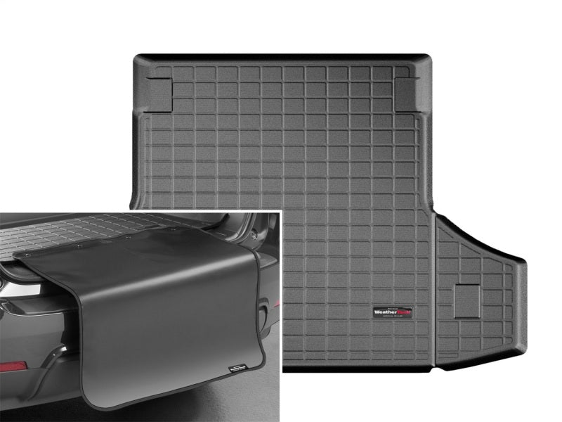 WeatherTech 2010+ Porsche Panamera Cargo Liner w/ Bumper Protector - Black