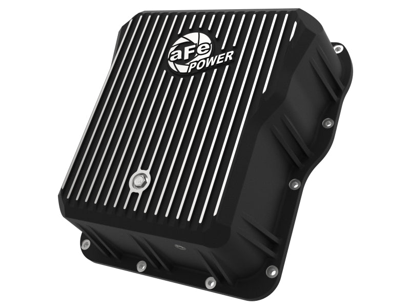 aFe Power Cover Trans Pan Machined Trans Pan GM Diesel Trucks 01-12 V8-6.6L Machined