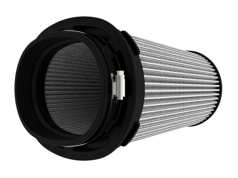 aFe MagnumFLOW Air Filter ProDry S 6.75inX4.75in F x 8.25inX6.25in B (INV) x 7.25X5in T (INV) x 9in