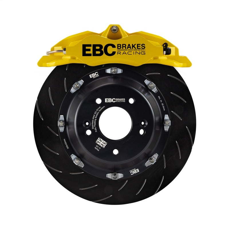EBC Racing 92-00 BMW M3 (E36) Yellow Apollo-4 Calipers 330mm Rotors Front Big Brake Kit