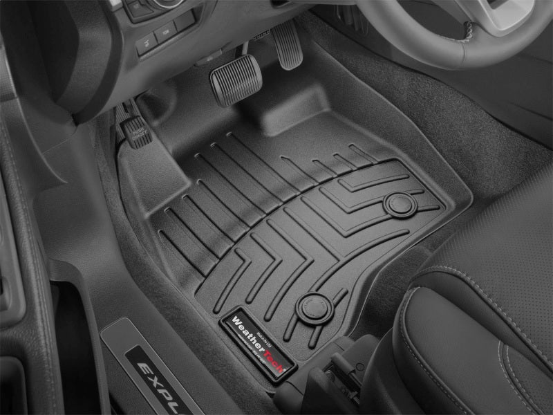 WeatherTech 2015 Ford Explorer Front FloorLiner - Black