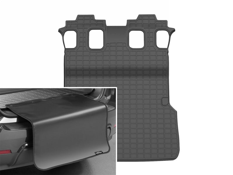 WeatherTech 2024 Lexus GX (6/7 Passenger) Cargo Liner w/ Bumper Protector Black