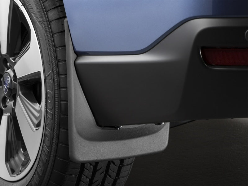 WeatherTech 2014+ Subaru Forester No Drill Mudflaps - Black (No Factor Splash Guards)