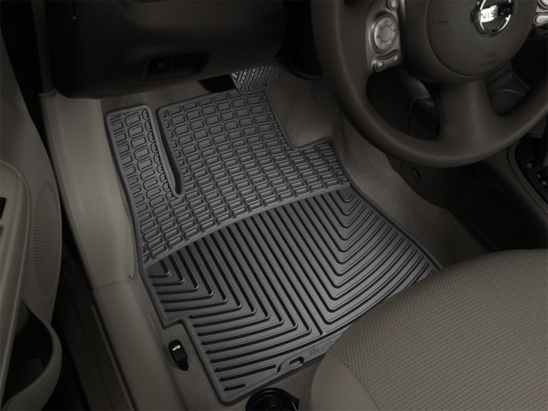 WeatherTech 12+ Nissan Versa Front Rubber Mats - Black