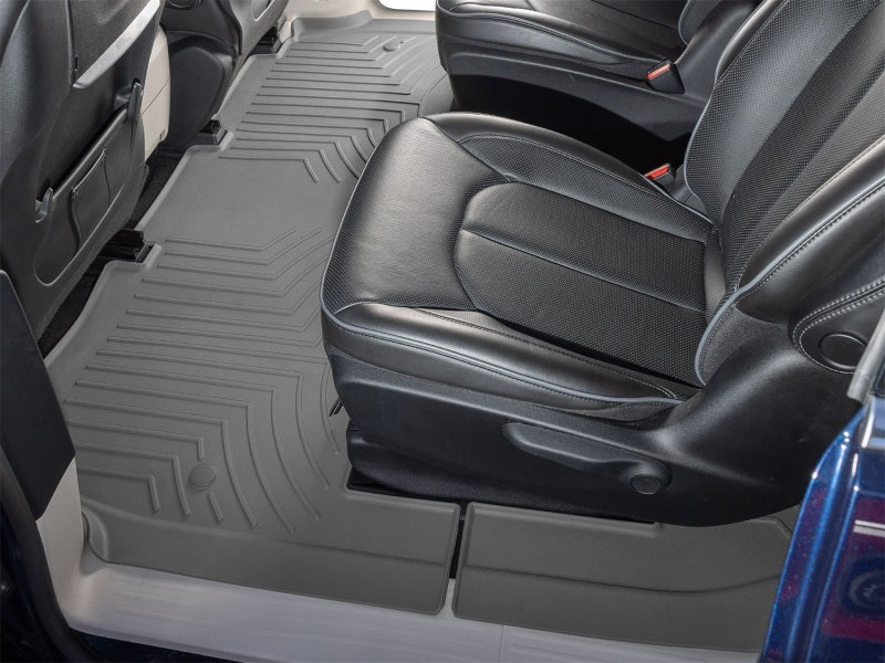 WeatherTech 17-20 Chrysler Pacifica Hybrid 2nd Row Rear FloorLiner HP - Grey