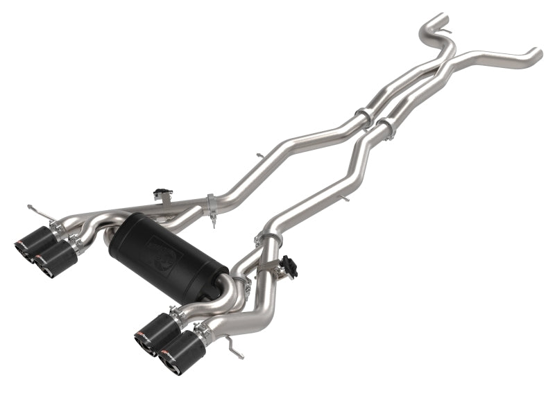 aFe MACHForce XP Exhausts Cat-Back SS 19-21 BMW M2 Competition L6-3.0L w/Carbon Tips