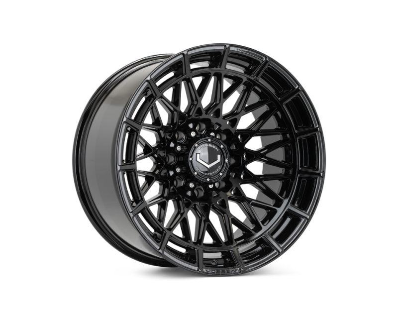 Vossen HFX-3 22x10 - 8x180 - ET18 - Super Deep Face - 124.3 - Gloss Black Wheel