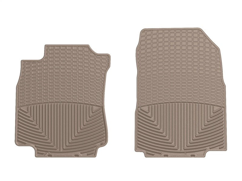WeatherTech 07-11 Nissan Versa Front Rubber Mats - Tan