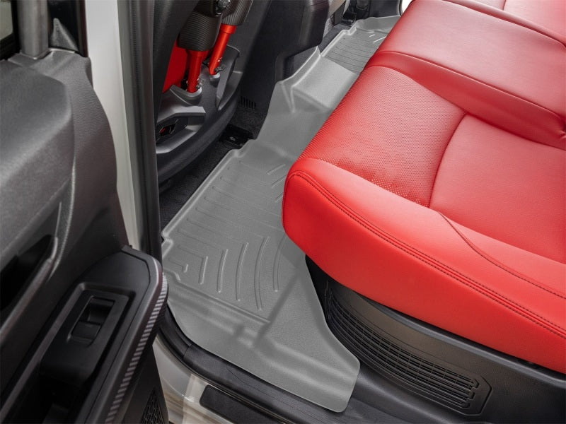 WeatherTech 24-26 Toyota Tacoma Hybrid Double Cab Rear Floor Liner - Grey