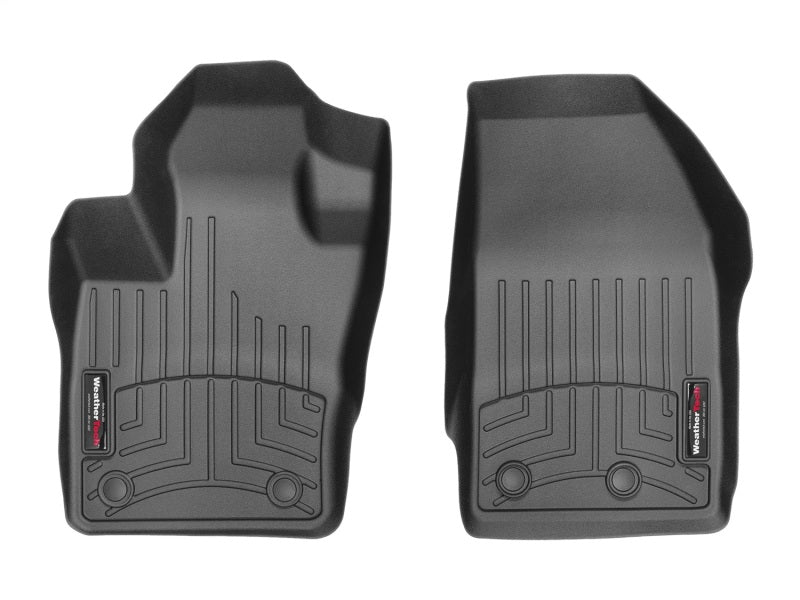 WeatherTech 2016+ Fiat 500X Front FloorLiners - Black