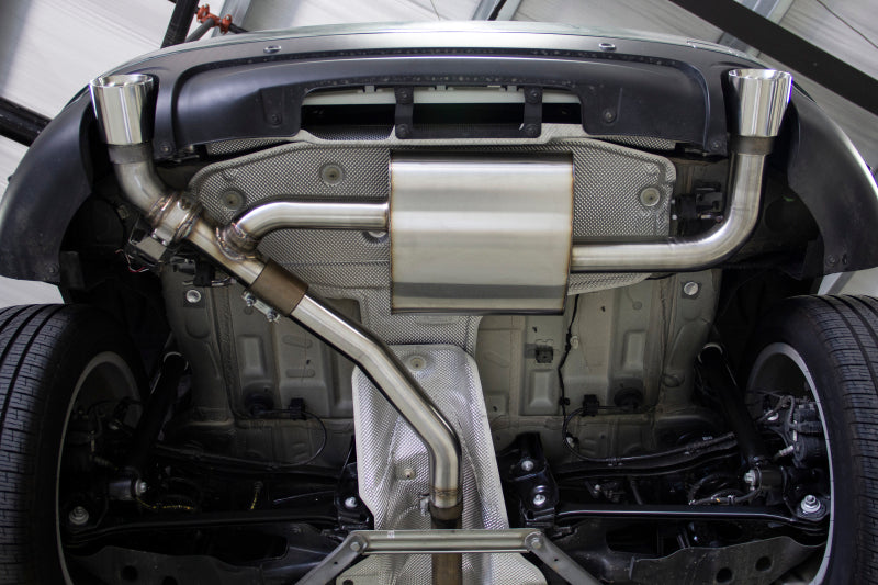 Dinan 17-24 Mini Cooper Clubman/Countryman S (F54/F60) Valved Axleback Exhaust - Black Tips