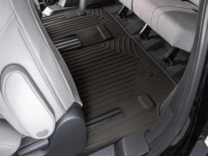 WeatherTech 2021+ Toyota Sienna Rear (3rd Row) FloorLiner HP - Cocoa (8 Passenger)