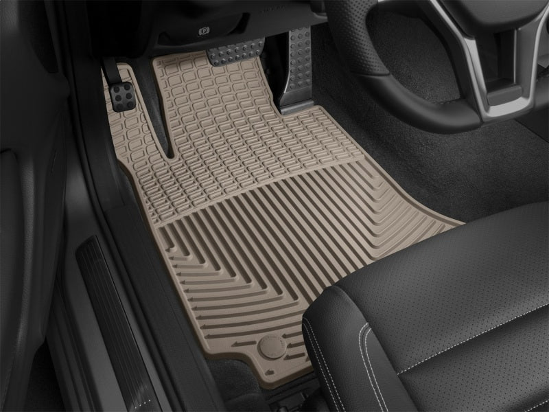 WeatherTech 08+ Mercedes-Benz E-Class Front Rubber Mats - Tan