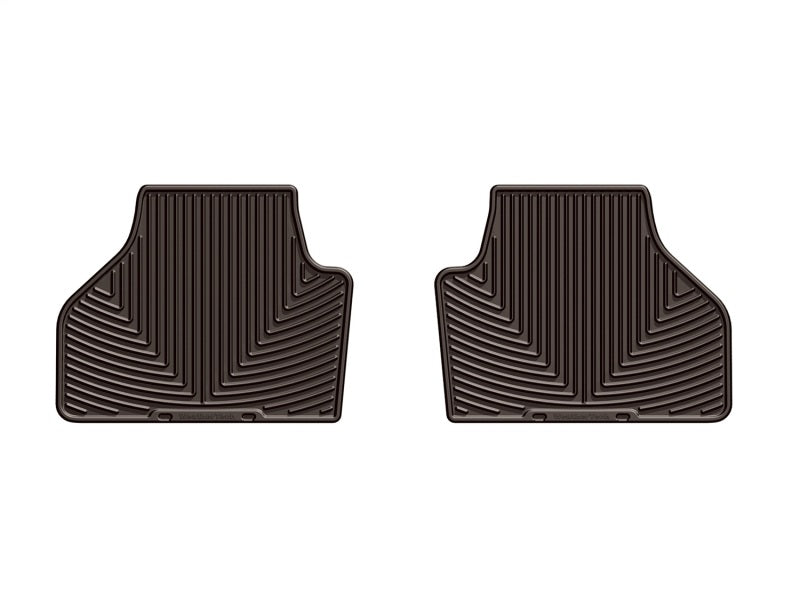 WeatherTech 2011+ BMW X3 Rear Rubber Mats - Cocoa