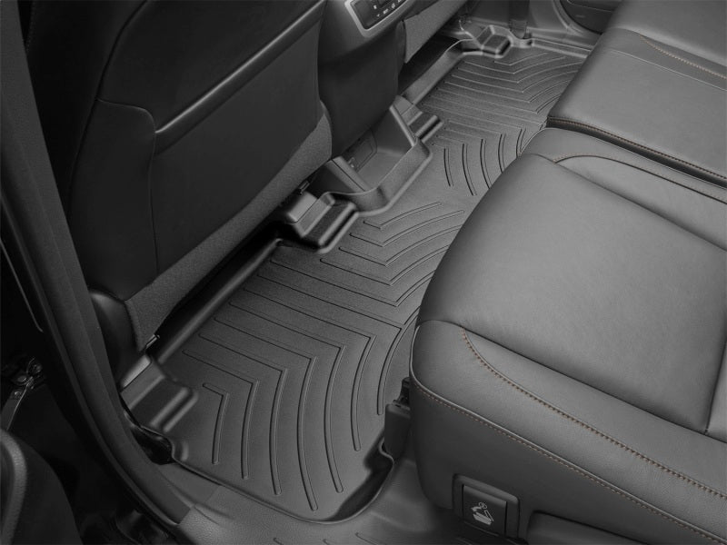 WeatherTech 14+ Toyota Highlander Rear FloorLiners - Black