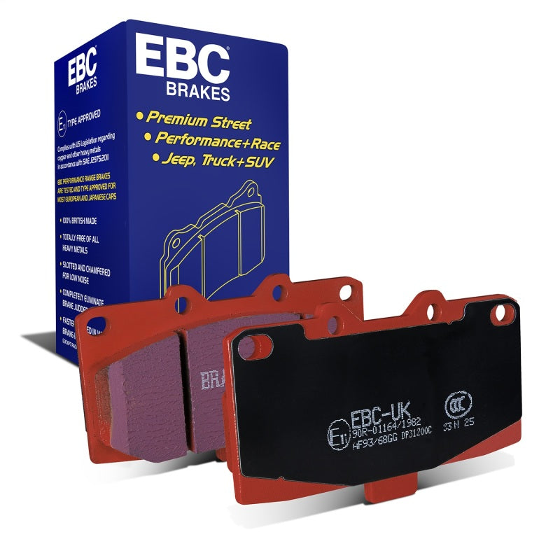 EBC 89-95 Nissan Skyline (R32) 2.6 Twin Turbo GT-R Redstuff Front Brake Pads