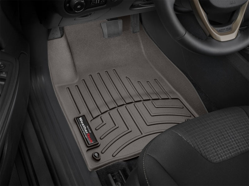 WeatherTech 2015+ Jeep Cherokee Front FloorLiner - Cocoa