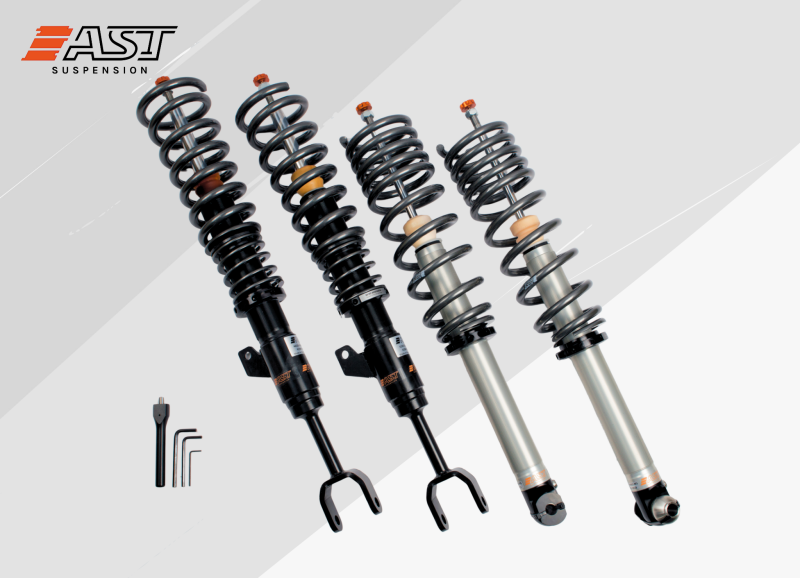 AST 5100 Series 1-Way Coilovers BMW 5-Series F10 w/ Non Inverted - F&R Top Mounts Not Included