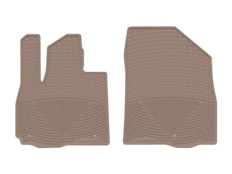 WeatherTech 2026 Hyundai Palisade 1st Row Front All-Weather Floor Mats - Tan