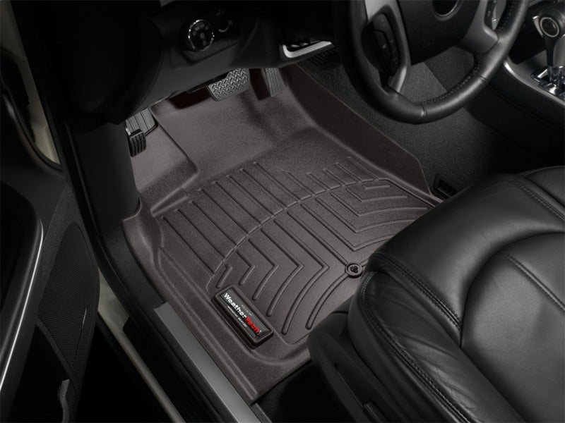 WeatherTech 08-16 Buick Enclave Front FloorLiner - Cocoa (Fits Vehicles w/ Oval Twist Retention)