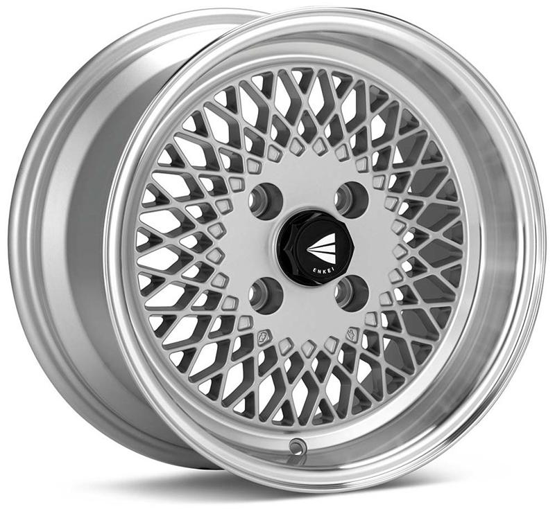 Enkei92 Classic Line 15x7 38mm Offset 4x114.3 Bolt Pattern Silver Wheel