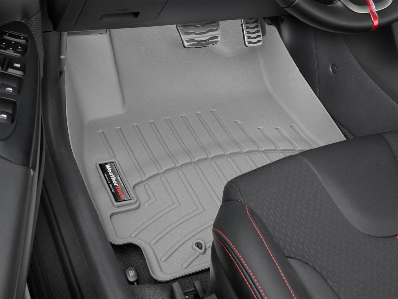 WeatherTech 2019+ Hyundai Veloster Front FloorLiner - Grey