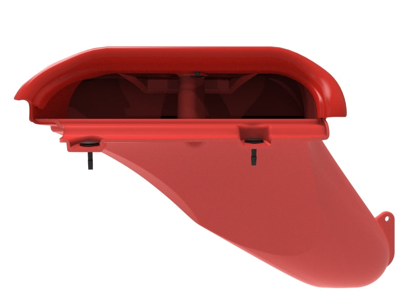 aFe Rapid Induction Dynamic Air Scoop 2021+ Ford F-150V6/V8 - Red