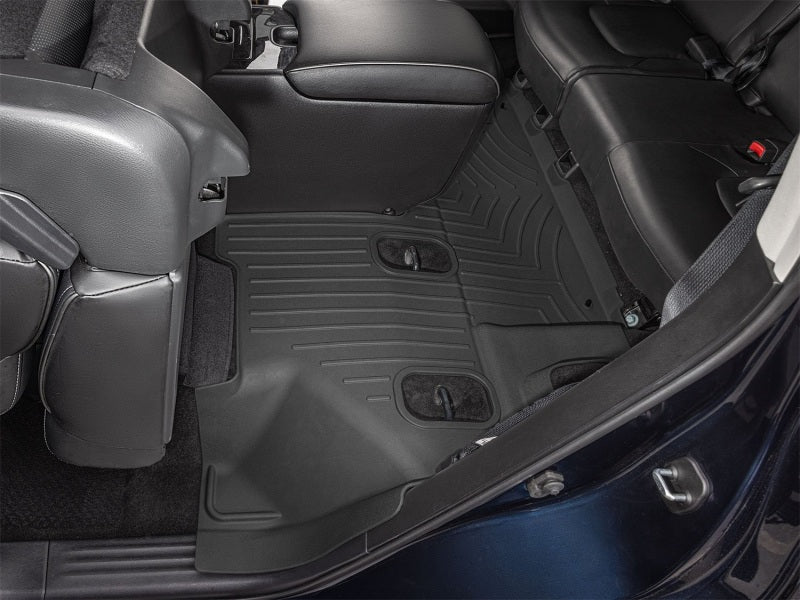 WeatherTech 19-24 Infiniti QX80 Rear FloorLiner HP - Black