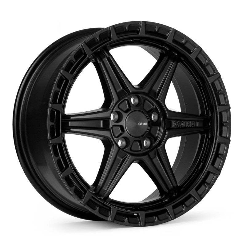 Enkei Trail-Finder OVL 18x8 / 5x114.3 BP / ET35 / 72.6mm Bore - Matte Black Wheel