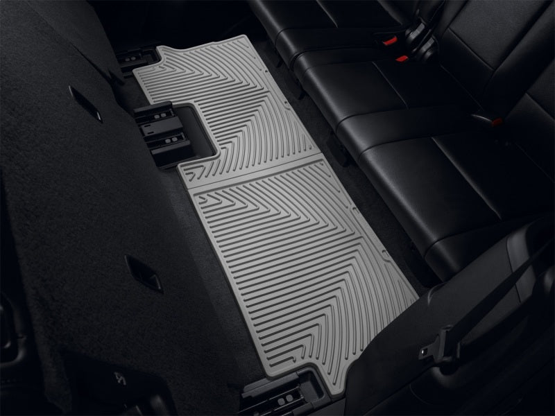 WeatherTech 09-13 Honda Pilot Rear Rubber Mats - Grey