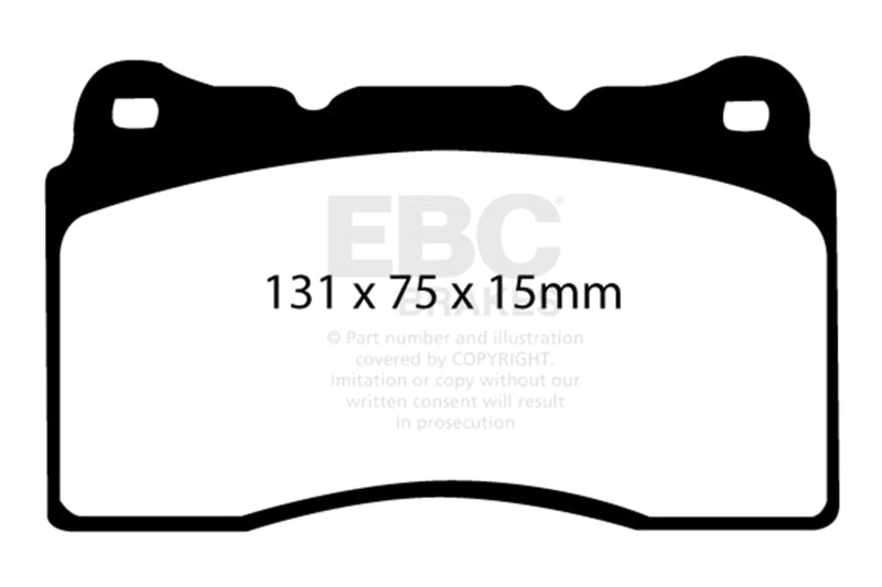 EBC Racing 17-21 Honda Civic Type-R (FK8) SR-11 Sintered Race Front Brake Pads