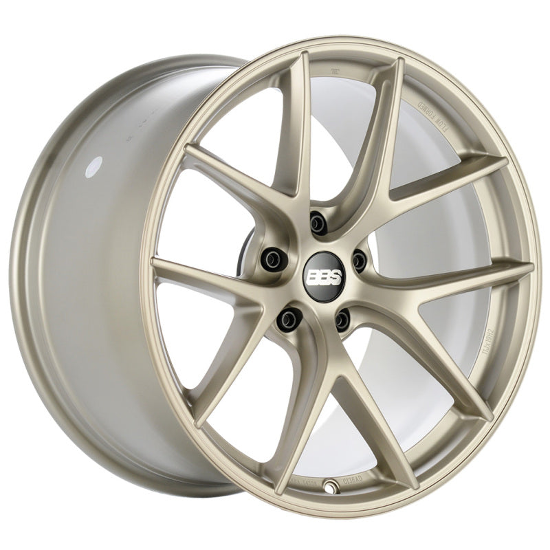 BBS Unlimited CI-R 19x11 ET48 (Face 3) Satin White-Gold Wheel