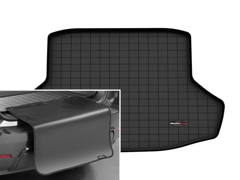 WeatherTech 22-22 Honda Civic Cargo With Bumper Protector - Black
