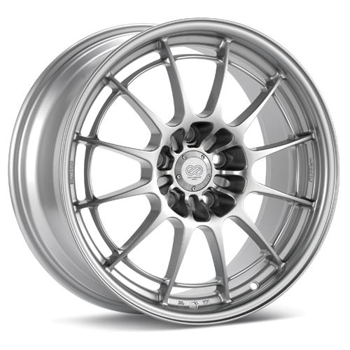 Enkei NT03+M 18x9.5 5x114.3 40mm Offset 72.6mm Bore Silver Wheel G35/350z