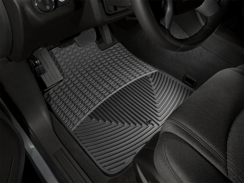 WeatherTech 07+ GMC Acadia Front Rubber Mats - Black